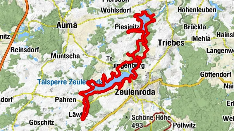 Talsperrenweg Zeulenroda