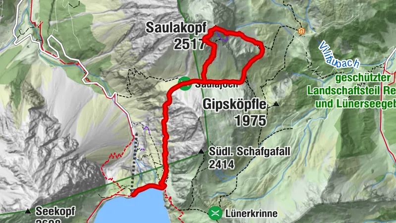 Saulakopf via ferrata