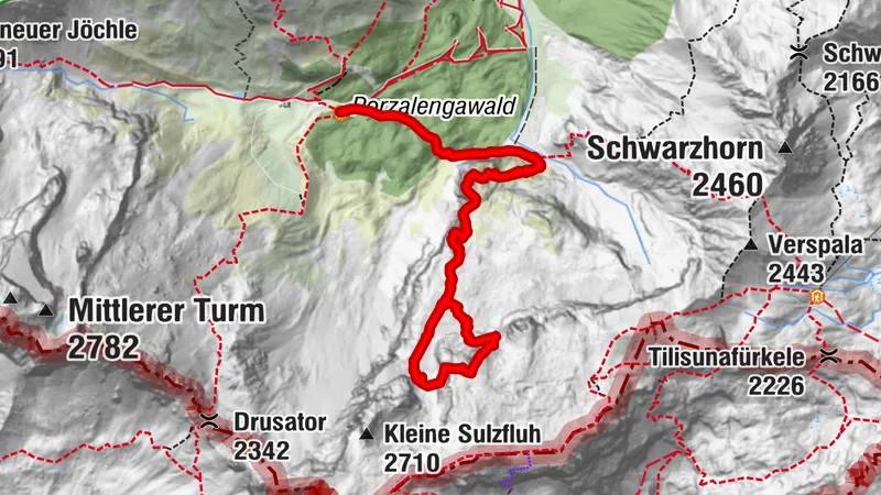 Via ferrata Gauablick