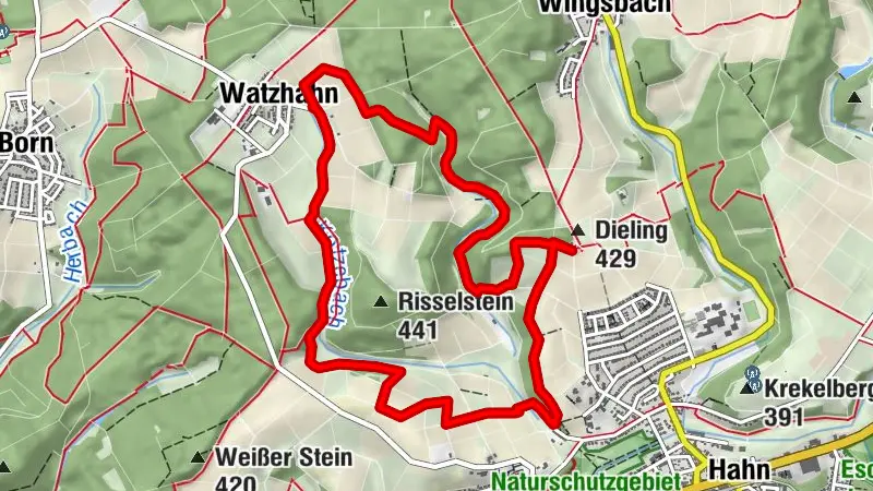 Aar-Schleife Taunussteiner Doppelbach