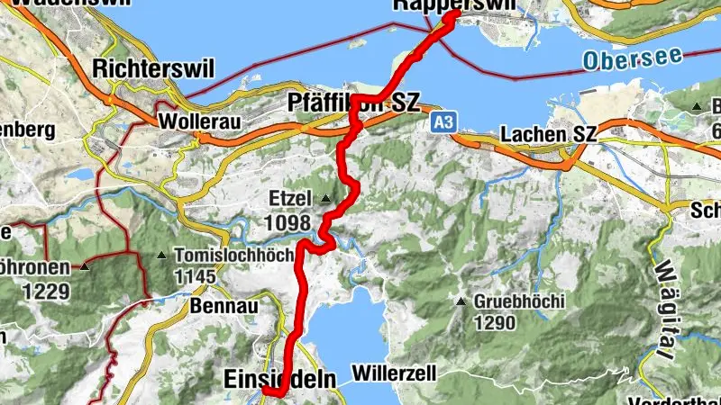 ViaJacobi Etappe 4: Rapperswil (SG) – Einsiedeln