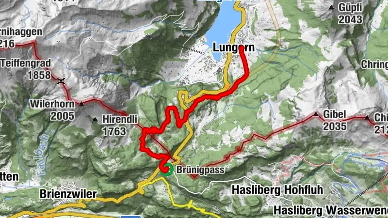 Brünigpass - Ober Brünig - Lungern