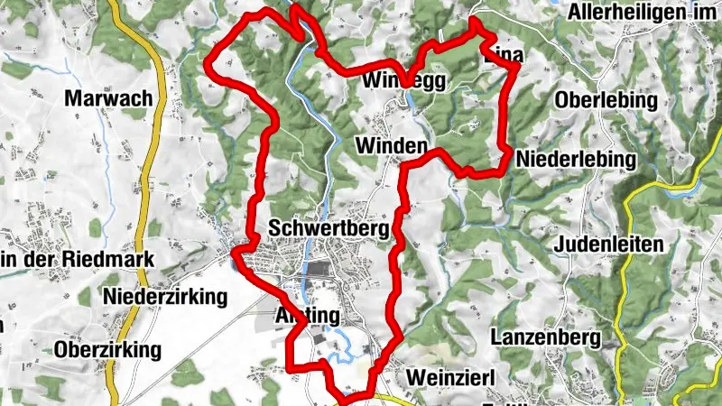 Schwertberg Mountainbikerunde
