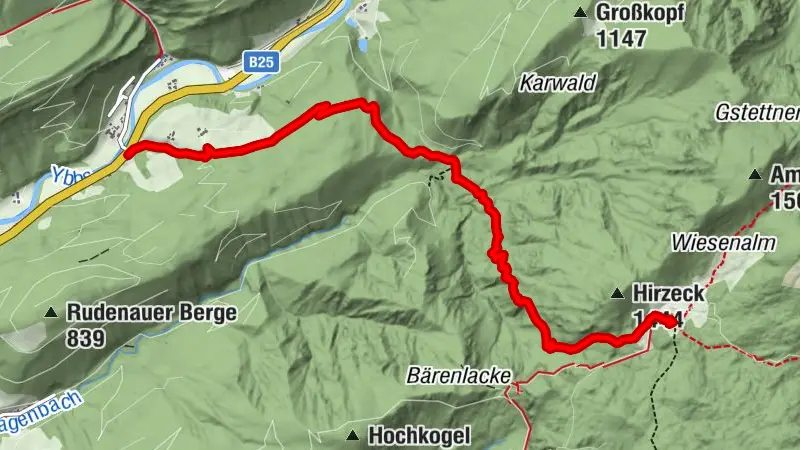 Wanderung zur Ybbstaler Hütte von Stiegengraben