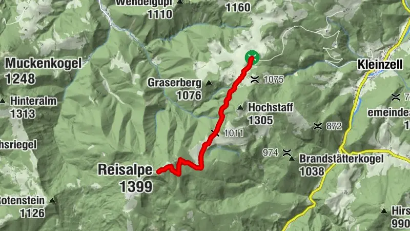 Reisalpe von Ebenwaldhöhe