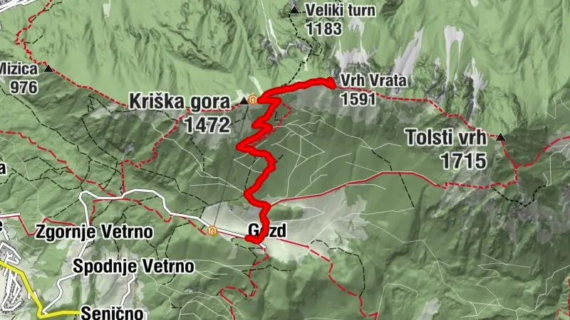 kriška gora