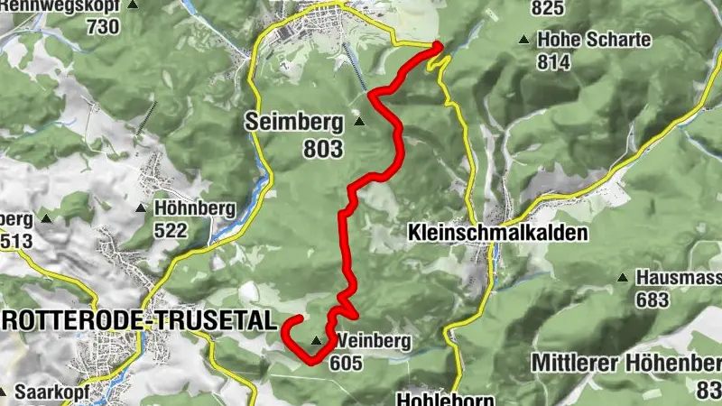 Alternativstrecke Mommelsteinradweg