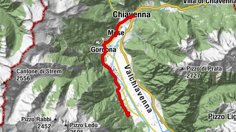 Via Francisca - From Chiavenna to Samolaco