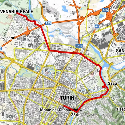 Cyclo-tourist ring north of Turin - stage 6