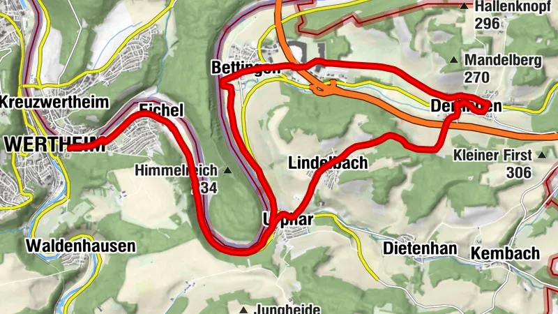 Erlebnistour 1: Um die große Mainschleife
