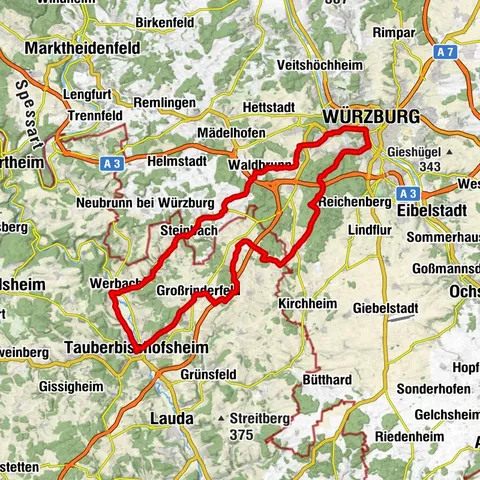 Erlebnistour 5: nach Würzburg und durchs Welzbachtal