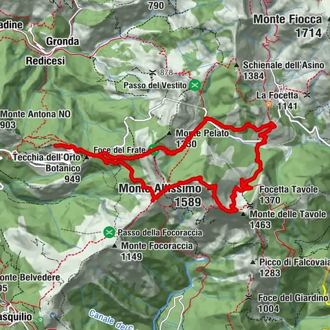 Goldtoni - Wandern - Monte Altissimo