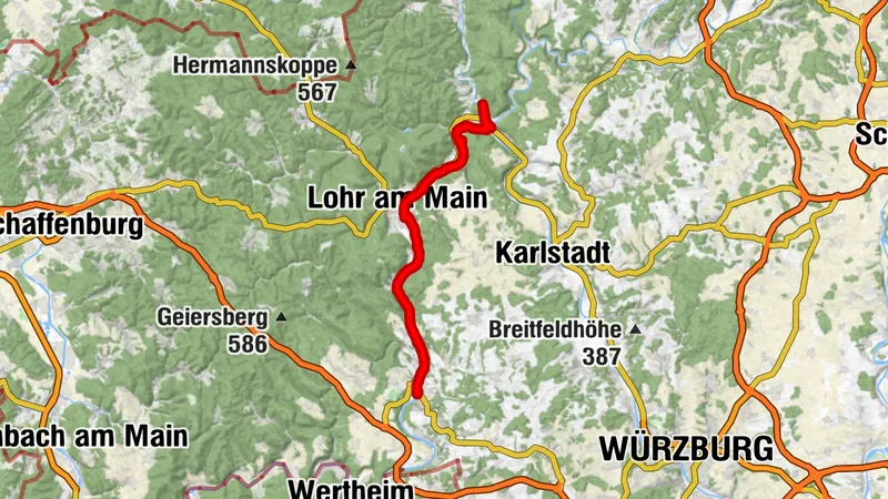Main-Tauber-Fränkischer Rad-Achter: Ostring 9. Etappe