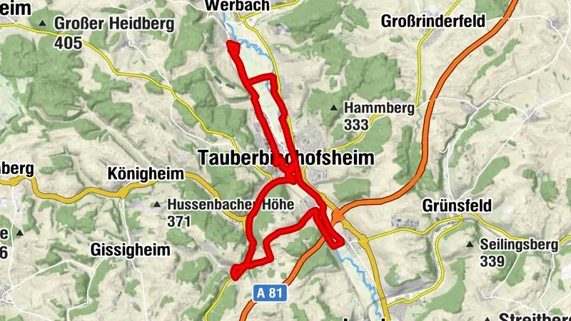 Erlebnistour 7: Natur an der Tauber und auf der Höh`