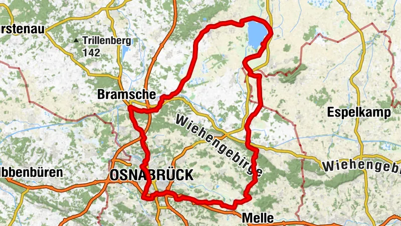 Rennradtour - Rundtour zum Dümmer