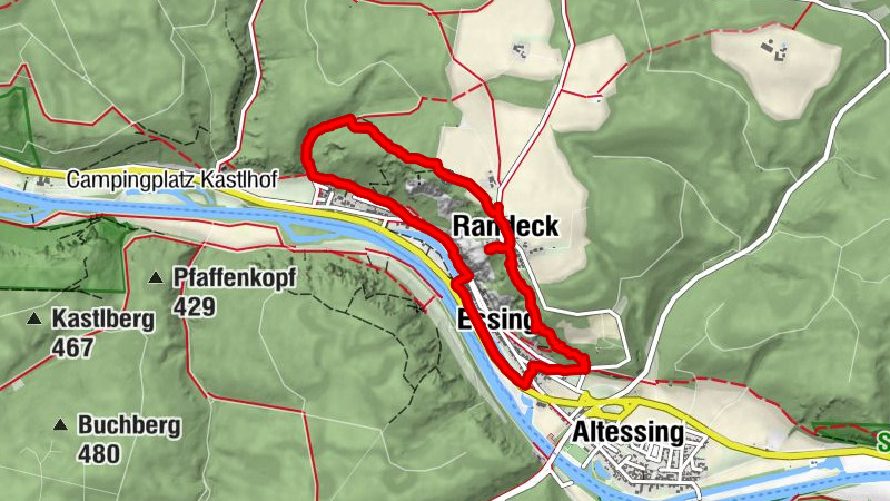 Rundfahrt von Essing durch Burg Randeck