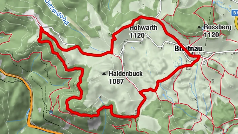 Breitnau - Rundwanderung zwischen Gipfeln und Tälern