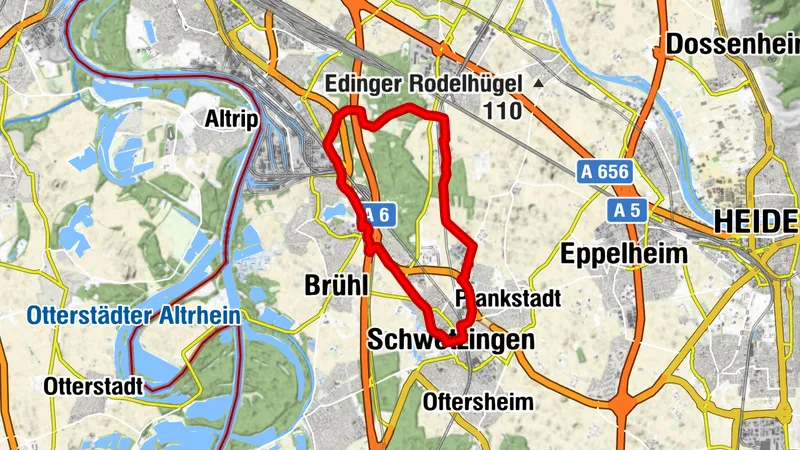 Durch Hirschacker- und Dossenwald