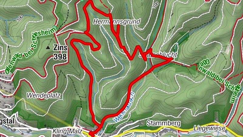 Schriesheim - Spatschlucht