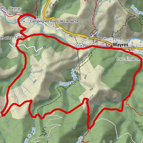 Wanderwege – Brücke Mayres Runde von Mayres