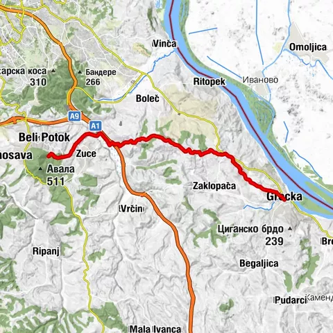 ST403 Avala - Gročka