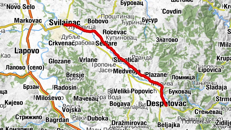 ST409 Svilajnac - Despotovac