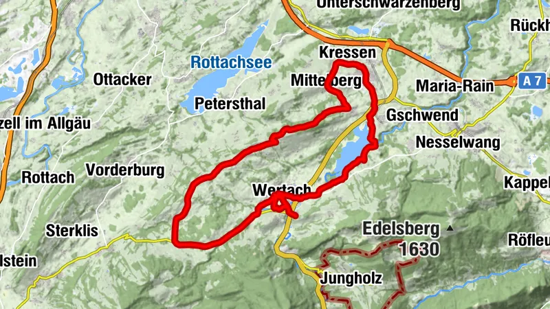 Rund um Wertach und den Grüntensee