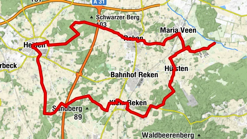 Grenzenlose Naturerlebnisse - Route 12 - Kranenmeer, Heubachniederung
