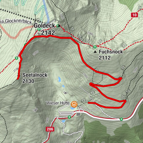 Ski tour Goldeck from Seetal