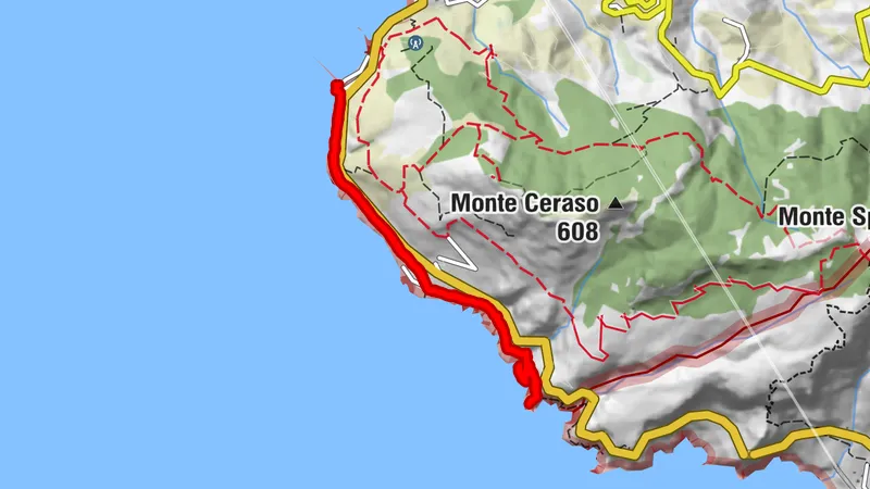 Monte Ceraso - Sentiero Apprezzami l'Asino - Porto-Torre Mezzanotte