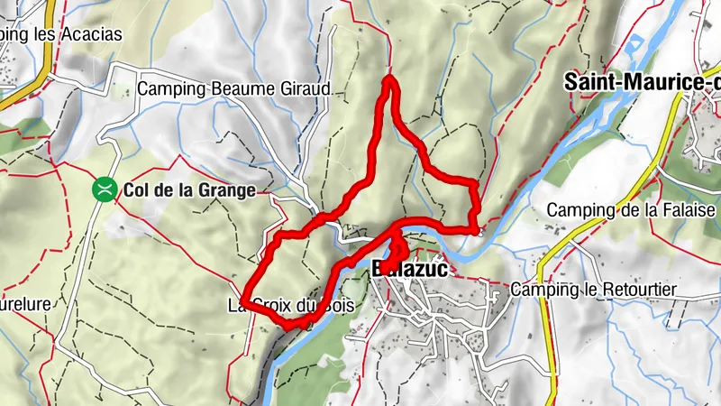 Balazuc, Auvergne-Rhône-Alpes/France