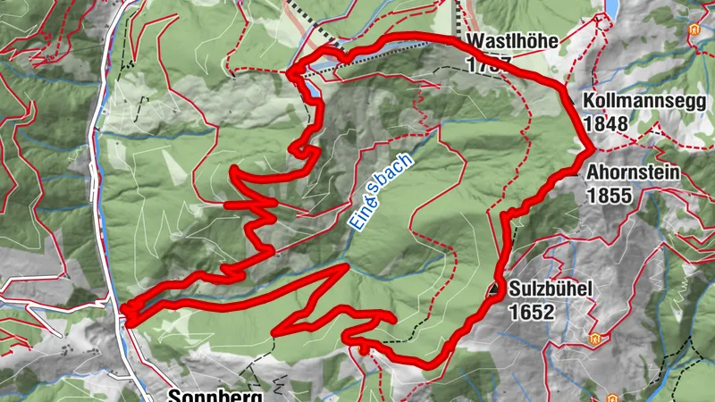 Tolle Wanderung oberhalb von Dienten über den Ahornstein