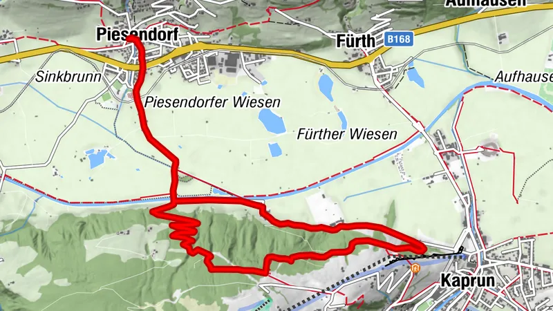 Piesendorf: circular hike to Kaprun (Kaprun round)