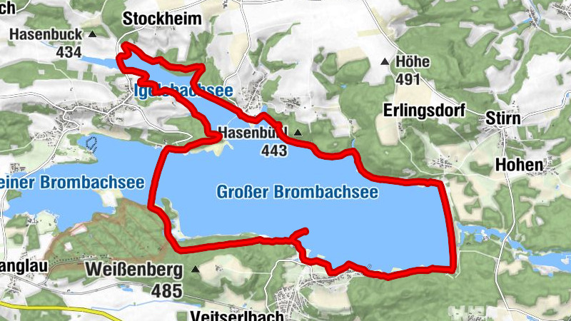 Rund um den Brombachsee