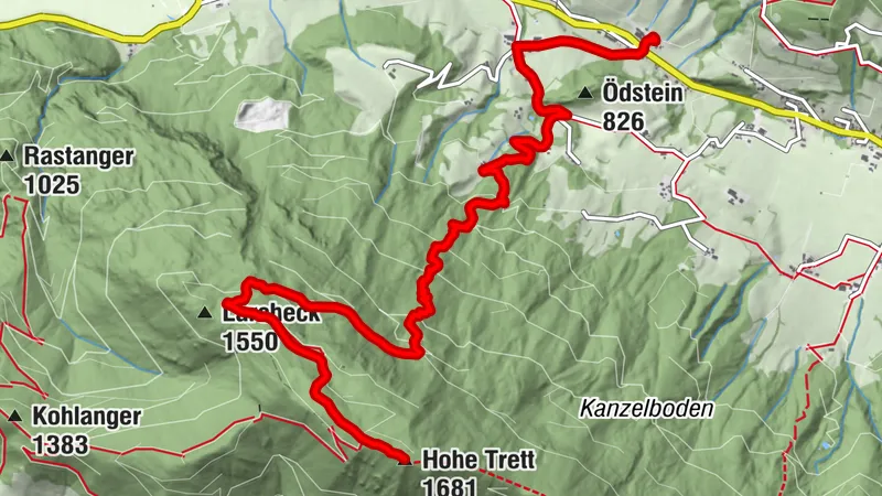 Fuchslucken-Hohe Trett