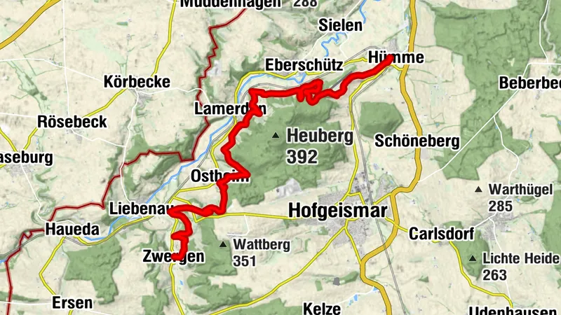 Diemeltaler Schmetterlings-Steig Etappe 4: Hümme-Zwergen