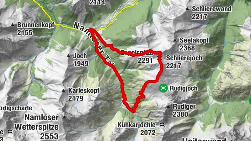 Überschreitung Engelspitze via Rudigerkopf