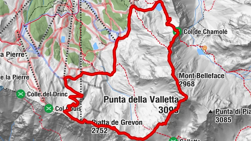 Runde ab Chamole über den Punta del Valletta