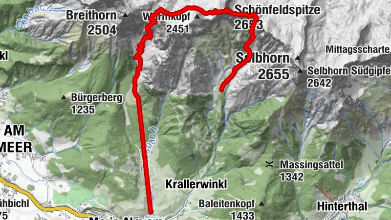 Schönfeldspitze / Salzburg/Österreich