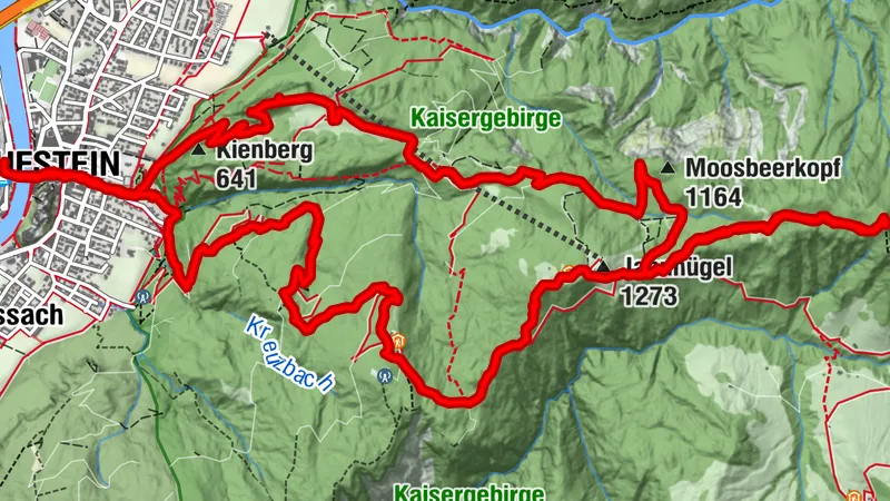 Von Kufstein auf den Gamskogel