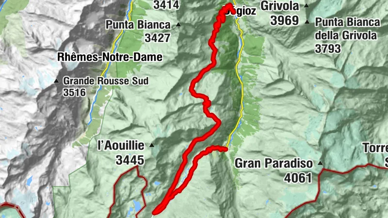 MTB-Singletrail-Tour am Gran Paradiso – Etappe 1