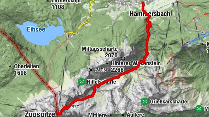 Zugspitze übers Höllental