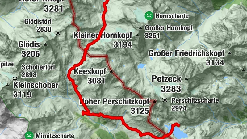 Etappe 08: Elberfelder Hütte - Gößnitzscharte - Lienzer Hütte - Wangenitzseehütte