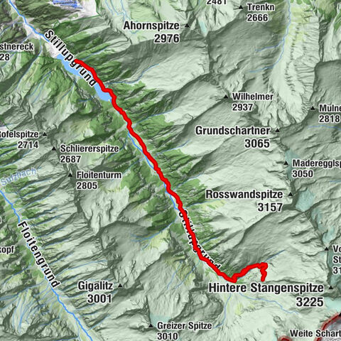 Mayrhofen - Stillup Stausee - Kasseler Hütte
