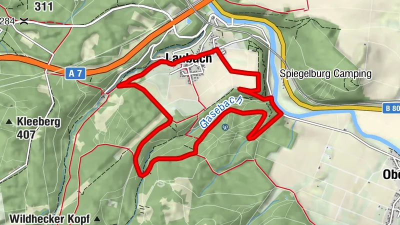 Laubach L2 Spiegelburg, Zella und Kaufunger Wald