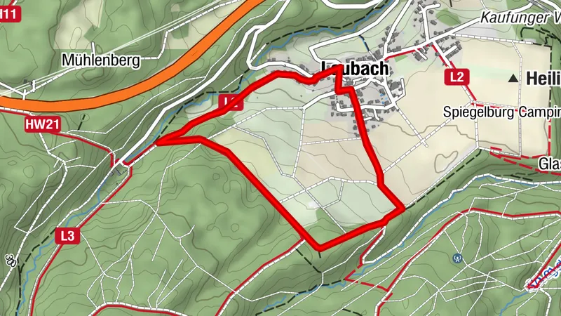 Rund um Laubach - Rundwanderweg L1