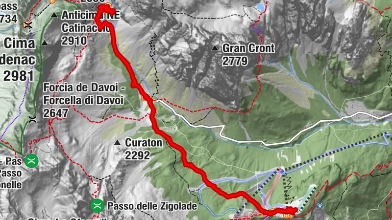 Rifugio Ciampedie - Rifugio Gardeccia - Rifugio Vajolet