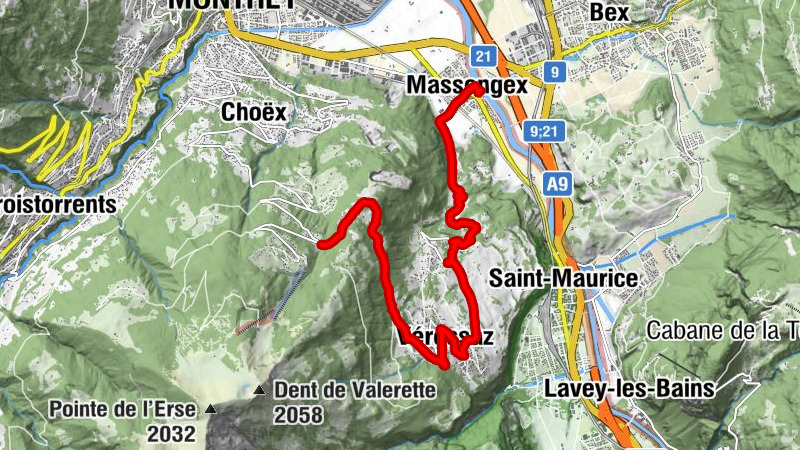 Les Giettes – Valais Bike Route