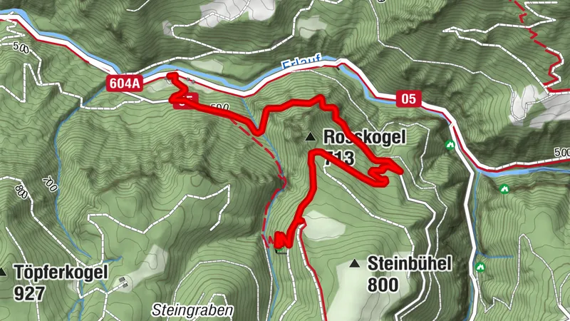 Ötscher Tropfsteinhöhle Forstweg