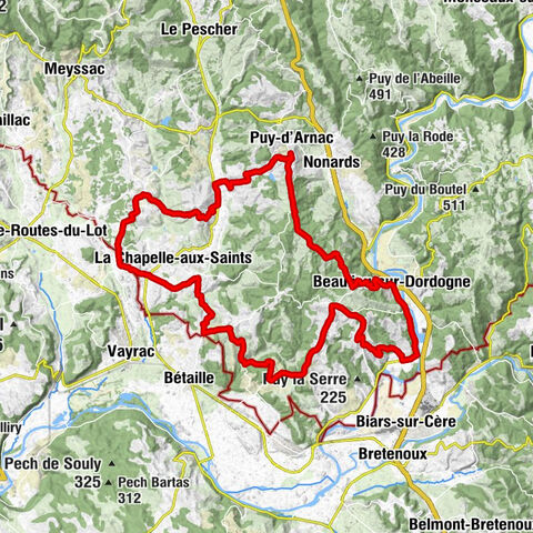 Special quiet roads in the South of Corrèze